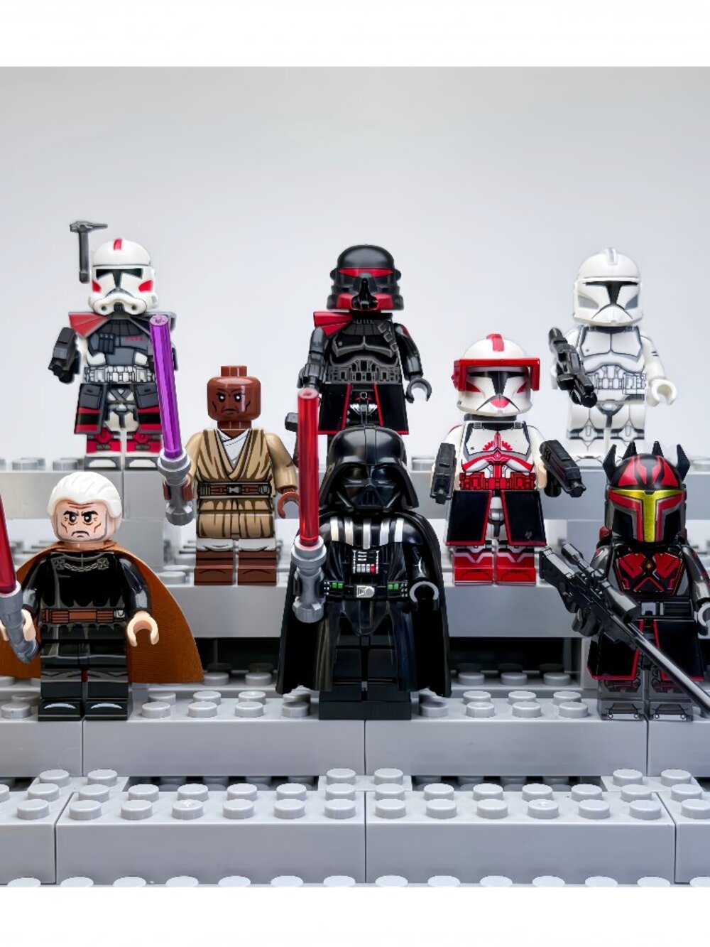 Star Wars Clone Trooper Jedi Villain Custom Minifigures Lot of 8